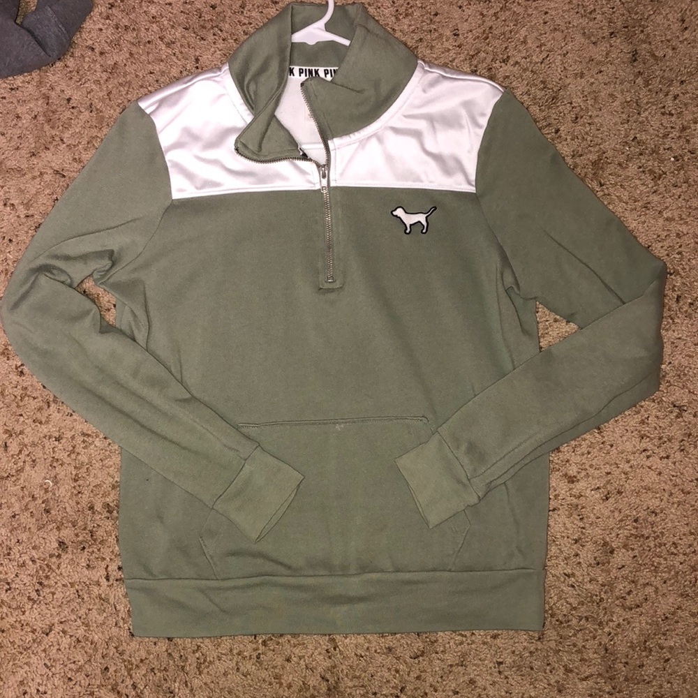 3/4 zip PINK pullover